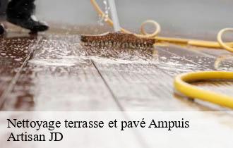 Nettoyage terrasse et pavé  ampuis-69420 Artisan JD