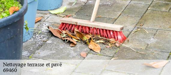 Nettoyage terrasse et pavé arbuissonnas-69460 Artisan JD