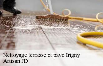 Nettoyage terrasse et pavé irigny-69540 Artisan JD