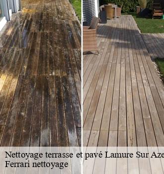 Nettoyage terrasse et pavé  lamure-sur-azergues-69870 Ferrari nettoyage