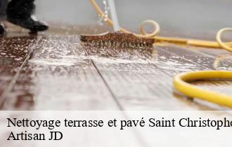 Nettoyage terrasse et pavé saint-christophe-69860 Artisan JD