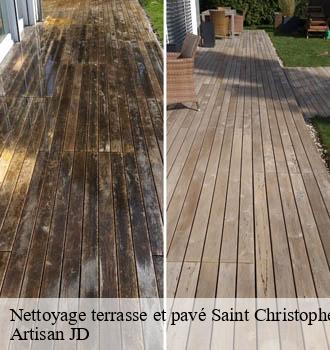 Nettoyage terrasse et pavé saint-christophe-69860 Artisan JD