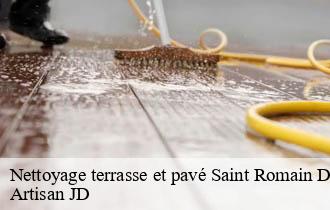 Nettoyage terrasse et pavé saint-romain-de-popey-69490 Artisan JD