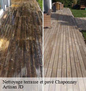 Nettoyage terrasse et pavé chaponnay-69970 Artisan JD