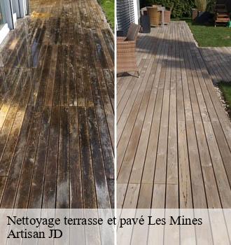 Nettoyage terrasse et pavé les-mines-69650 Artisan JD