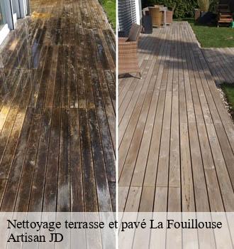Nettoyage terrasse et pavé la-fouillouse-69640 Artisan JD