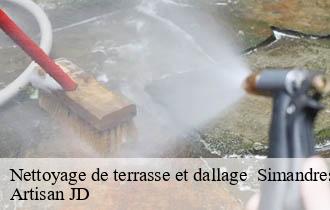 Nettoyage de terrasse et dallage simandres-69360 Artisan JD