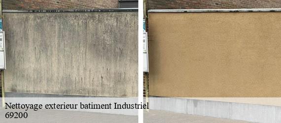 Nettoyage exterieur batiment Industriel   venissieux-69200 Ferrari nettoyage