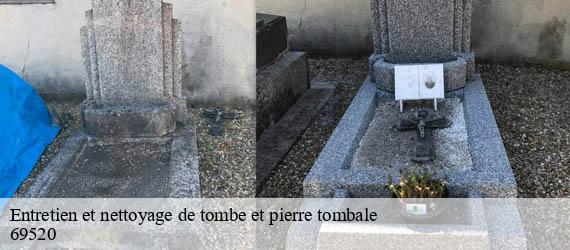 Entretien et nettoyage de tombe et pierre tombale  grigny-69520 Ferrari nettoyage